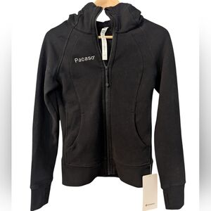 LULULEMON Scuba Full Zip Hoodie Black Size 2 PACASO Swag